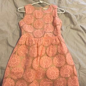 Ellison pink flower dress